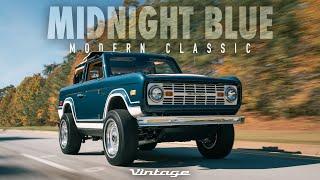 Midnight Blue Modern Classic by Vintage