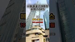 서울시 마포구 아파트하락 TOP5