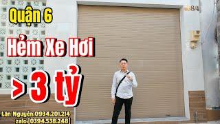 Quận 6 | Bán nhà hẻm xe hơi thông - không lộ giới - giáp Coopmart Phú Lâm