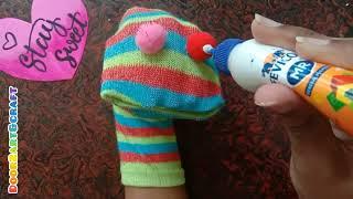 How to make Socks Puppet  | DIY Easy Socks Puppet  making | Socks Puppet