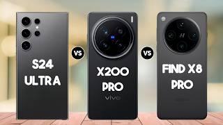 Samsung S24 Ultra vs Vivo X200 Pro vs OPPO Find X8 Pro : Which Flagship Should You Buy in 2024?