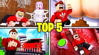 TOP 5 BESTE ROBLOX SPIELE! (SPINNE ÜBERLEBEN, AUTOS ZERSTÖREN, WILDER PO, & MEHR!)