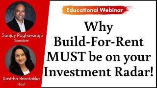 Why Build For Rent MUST be on your Investment Radar!