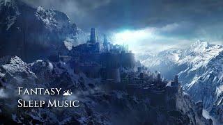  눈 내리는 겨울의 중세마을 Fantasy Sleep Music #4 Medieval, Snow, Village, Insomnia, Meditation, Harp, Relax