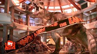 Jurassic Park (1993) - T-Rex vs. the Raptors Scene | Movieclips