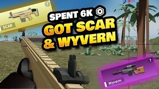 Got the SCAR & Wyvern Sniper in Polybattle Roblox