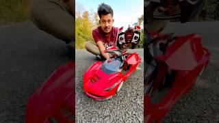 RC Big Red Ferrari car Unboxing  and driving #shorts