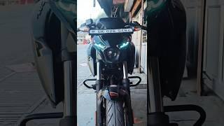 N160 eyes modified||BeAsT eyes ️‍️#bajaj #n160 #beastmode #ns200