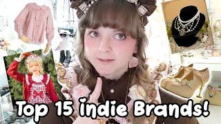 ️ TOP 15 UNHEARD OF LOLITA FASHION INDIE BRANDS