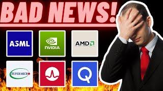 Very Bad News For Semiconductor Stocks! | Is Nvidia (NVDA) Stock And Others Still A Buy? |