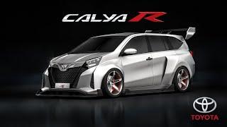 MODIFIKASI DIGITAL TOYOTA CALYA 2022 DENGAN TEMA RACING | CALYA TYPE R