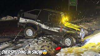 Extreme snow adventure gone wrong 