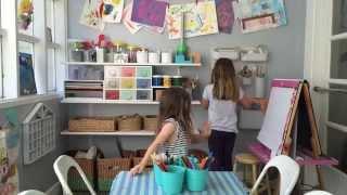 Everything In Its Place: How Kids Use This Organized Art Area