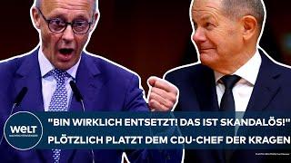 FRIEDRICH MERZ: "Bin wirklich entsetzt! Das ist skandalös!" Plötzlich platzt dem CDU-Chef der Kragen