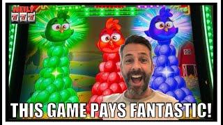 ANOTHER BIG WIN! This slot has INCREDIBLE payouts! Crazy Chicken Slot Machine!