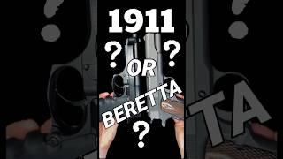 1911 or Beretta? Which would you choose? #shorts #shortvideo #ww2 #1911 #1911pistol #beretta92fs