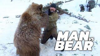 Discovery's 'Man Vs Bear' with 10-Month Old Bear Max & Casey Anderson (Exclusive)