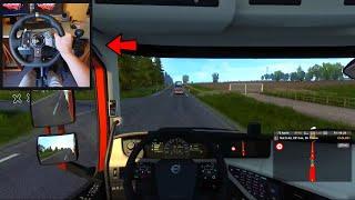 Euro Truck Simulator 2 Logitech G920 [Steering wheel + Shifter] Gameplay - Volvo FH750