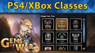 Gems of War: PS4 and XBox Class Update