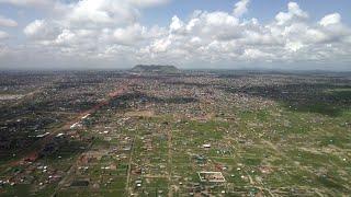 Juba, South Sudan, From the Air, and the Street in 4K.