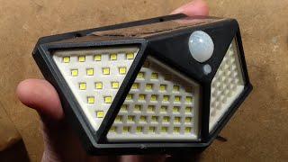 100 LED solar garden light teardown (with schematic).