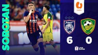 Johor Darul Ta'zim 6-0 Kedah Darul Aman | Sorotan Perlawanan Liga Super 2024/25 | #UMOBILE #UHOME5G