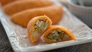 EMPANADAS COLOMBIANAS DE POLLO | Cómo Hacer Empanadas de Pollo | SyS