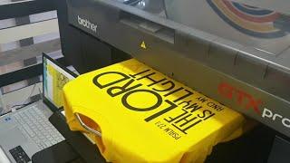 Brother GTX Pro Direct Print T-shirt Process