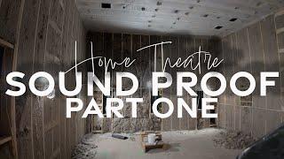 Soundproofing A Home Theatre With Acoustiblok | PART 1 | Exeter Estate | AFT Construction