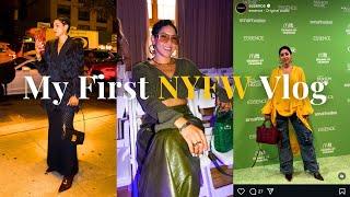 NEW YORK FASHION WEEK VLOG! My First NYFW as a Small Creator