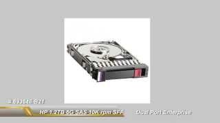 693648-B21 HP 1.2TB 6G SAS 10K rpm SFF (2.5-inch) Dual Port Enterprise Hard Drive