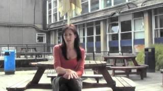 Roxy on her degree at London Metropolitan University