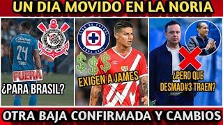 "ES UNA LOCURA" OTRA BAJA MAS EN CRUZ AZUL l PIDEN A JAMES RODRIGUEZ COMO REEMPLAZO DE LUIS ROMO