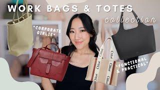 HANDBAG COLLECTION: all of my work bags and totes 