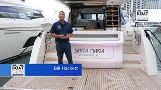 FERRETTI YACHTS 500 - Walk Through Yacht at Miami Boat Show 2022 - The Boat Show