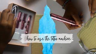 How to use the tattoo machine | micro shading machine | ombré brows