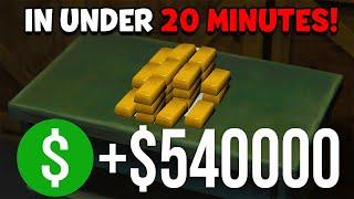 ULTIMATE SOLO GTA 5 Online Union Depository Contract Guide! ($540,000 In UNDER 20 Minutes)