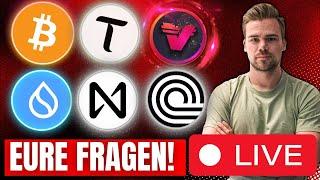 Krypto: Bullrun endlich aktiviert, oder wieder Abverkauf?! | Live Krypto Q&A