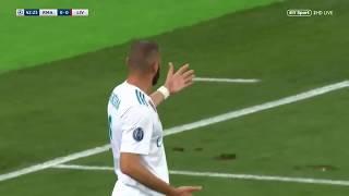 Uefa Champions League FINAL 2018 Real vs. Liverpool-  Benzema Offside Goal