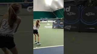 Cool sound in tennis drills #tennis#테니스#テニス