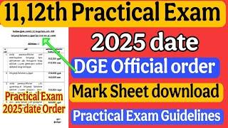 12th Practical exam 2025 update|11th Practical exam 2025 update |11,12th Practical exam instructions