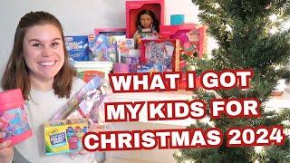 WHAT I GOT MY KIDS FOR CHRISTMAS 2024 // CHRISTMAS GIFT IDEAS 7, 5, 3, 1