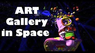 Abstract Art - "Art Gallery in Space": Virtual Reality Art (VR)