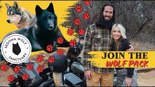 Riding Through Rain to Meet Wolves! | Sedona Wolf Sanctuary Adventure