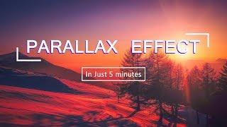 Parallax Effect HTML CSS In Just 5 Minutes | Parallax Scrolling Tutorials