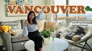 My Vancouver Apartment Tour 30th floor overlooking ENTIRE city!!!