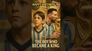 Happy Birthday |The Untold Journey of Lionel Messi | From Injections to Immortality|#messi #status