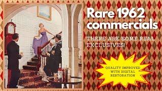 Rare 1962 commercials / Quality improved with digital restoration