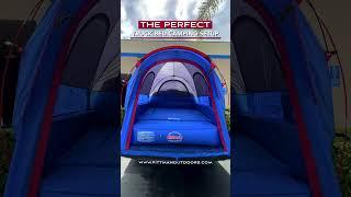 The PERFECT Truck Bed CAMPING Setup | AirBedz | #shorts #camping #overlanding