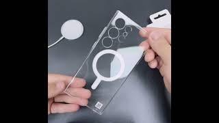 UV+AF Coating Clear Mobile Phone Case For Samsung With Magsafe #smartphonecase #clearcasesamsung